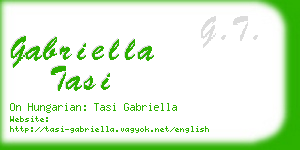 gabriella tasi business card